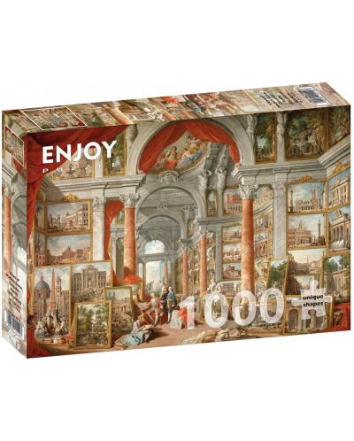 Puzzle Enjoy de 1000 piese - Paolo Panini: Views of Modern Rome - 1
